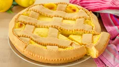 Crostata com creme de limão – massa folhada crocante e recheio macio que não se desfaz ao cortar