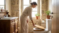 Todos os dias, puxa o autoclismo — e nem repara no que se espalha pela casa de banho