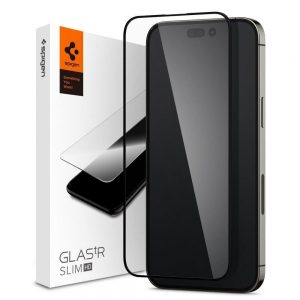 Película Spigen GLASS FC iPhone 14 Pro Max Black