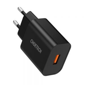 Carregador Choetech Usb Travel Wall 18W Power Delivery Preto