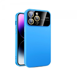 Capa Cover Lens iPhone 14 Pro Max Azul