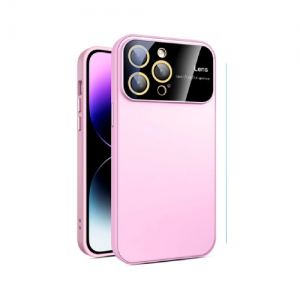 Capa Cover Lens iPhone 14 Pro Max Rosa