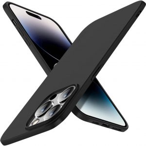 Capa Silicone preta iPhone 14 Pro