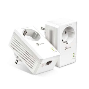 Kit inicial TP-Link AV1000 Gigabit Powerline com plugue integrado